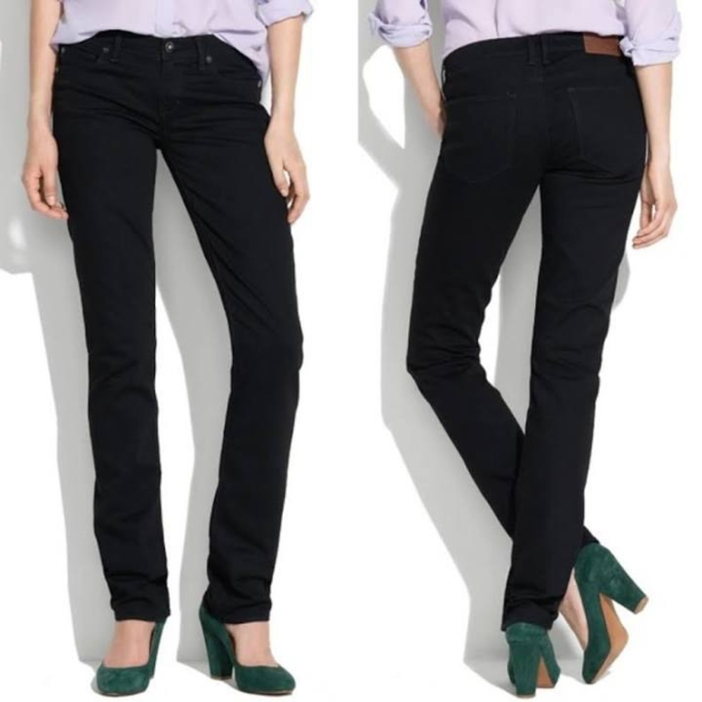Madewell rail straight jeans!